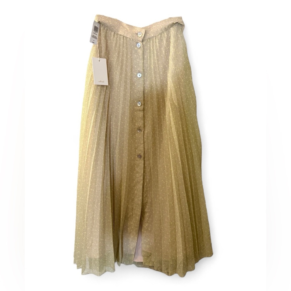 SOLD - Aritzia Wilfred | Atwood Skirt | Pink/Green | Size M | BNWT - Picture 4 of 9